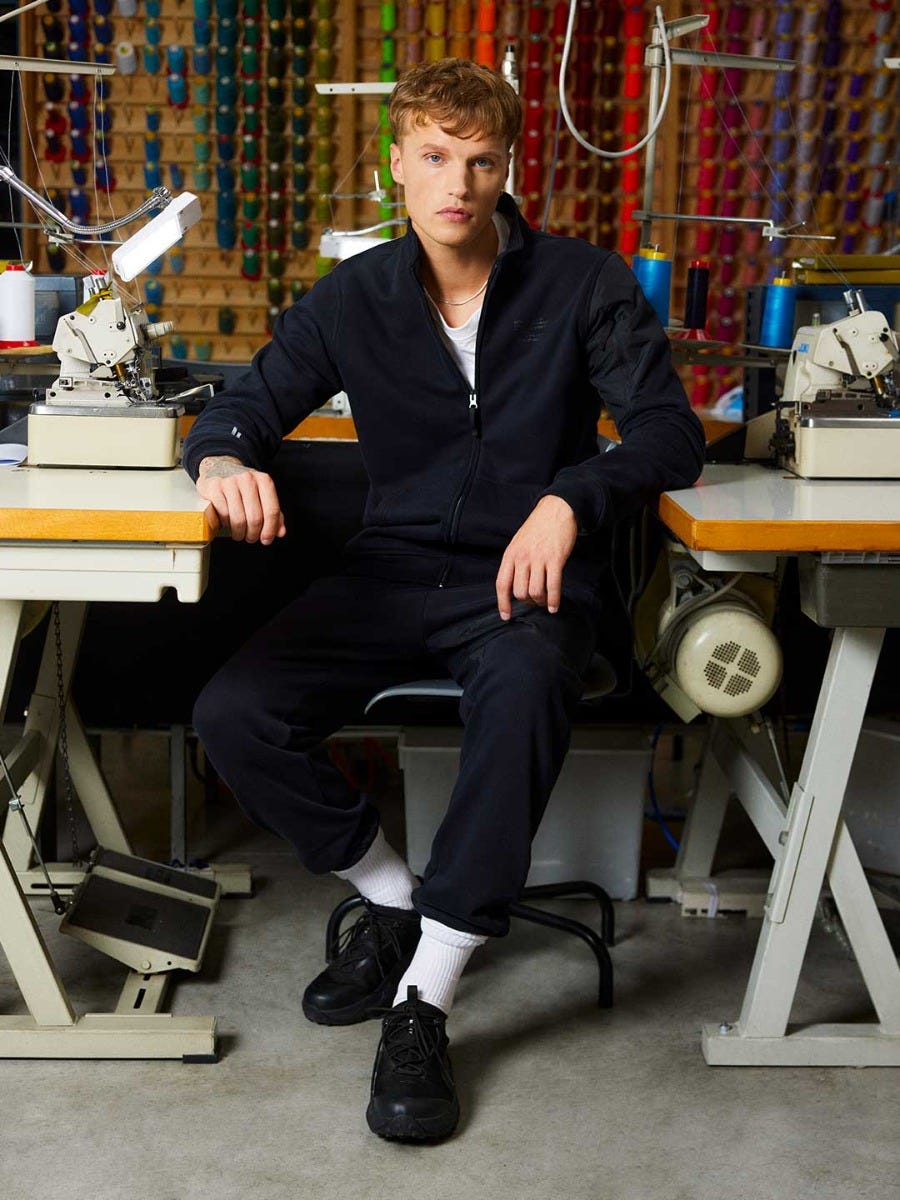 Erreà Republic tracksuit, factory campaign shot