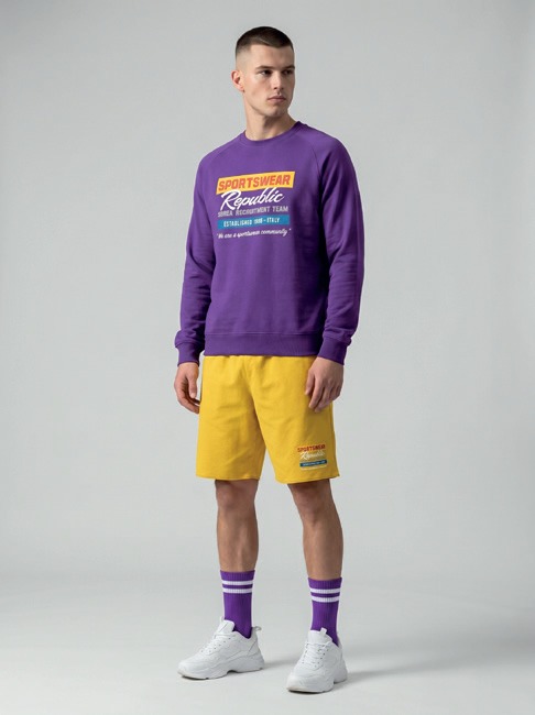 Erreà Republic graphic sweatshirt and shorts, SS27