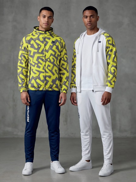 Erreà Republic GFX Script Hoody Zip, SS27